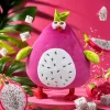 Cute pink pitaya-shaped plush fabric soft and adorable figurines for children's gift collection Specification image